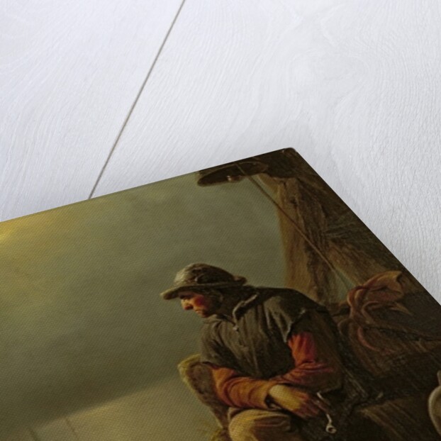 The Pilot Keeps Watch, 1851 by Karl Schlesinger