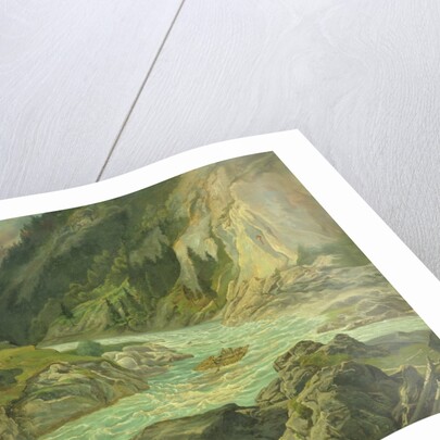 Rapids on the River Isar, 1830 by Carl Morgenstern