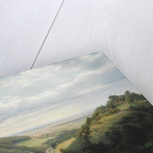 View of Holy Mountain and the Mountain Pass, 1846 by Heinrich Schilbach