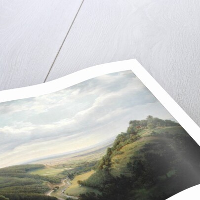 View of Holy Mountain and the Mountain Pass, 1846 by Heinrich Schilbach