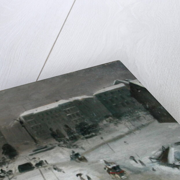 The Belle-Alliance Square in Berlin, 1870 by Ascan Lutteroth