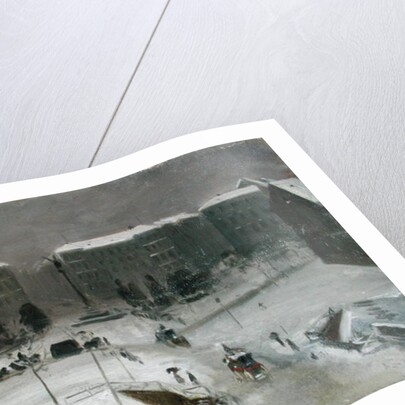 The Belle-Alliance Square in Berlin, 1870 by Ascan Lutteroth