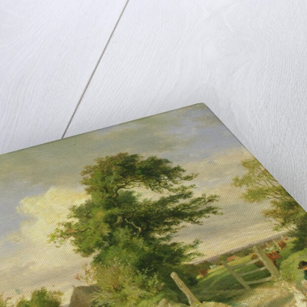 Gut Neverstaven, near Oldesloe, 1859 by Otto Speckter