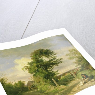 Gut Neverstaven, near Oldesloe, 1859 by Otto Speckter