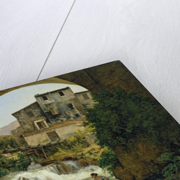 Under the arch of a bridge in Italy, 1822 by Joseph Rebell