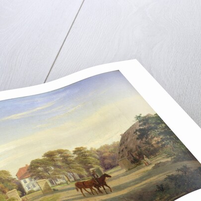 Gut Grabau, near Oldesloe, 1841 by Johann Georg Haeselich