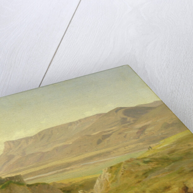 The Ruins of Brunnenburg Castle in the Etschtal Valley, 1838 by Johann Georg Paul Mohr