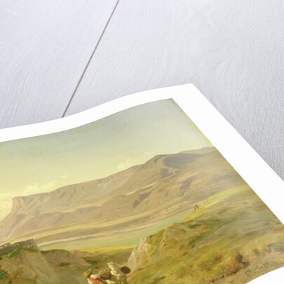 The Ruins of Brunnenburg Castle in the Etschtal Valley, 1838 by Johann Georg Paul Mohr