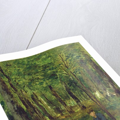 Young Farmer sitting in the Forest, 1878 by Thomas Ludwig Herbst