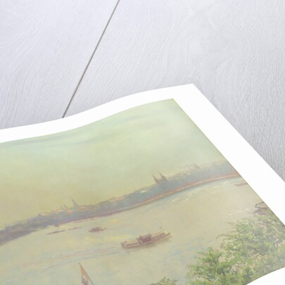 View of the Inner Alster Lake, 1894 by Laurits Regner Tuxen