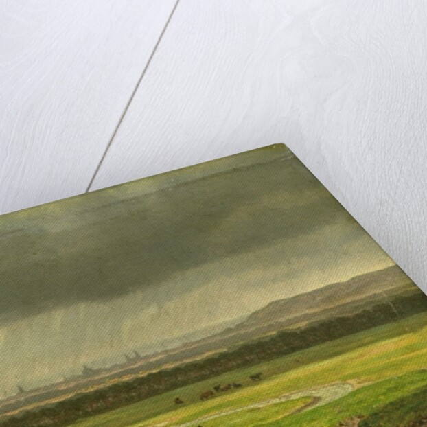 Landscape with Dresden in the Distance, 1830 by Heinrich Stuhlmann