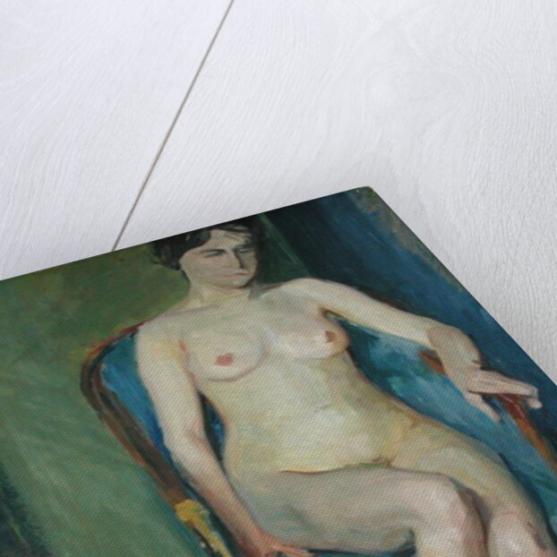 Seated Nude by Franz Nolken