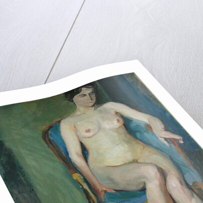 Seated Nude by Franz Nolken