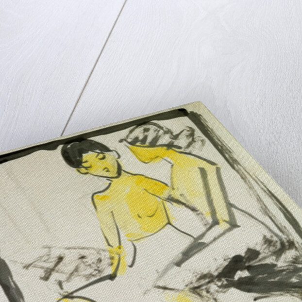 Seated Girls, 1911 by Otto Muller or Mueller