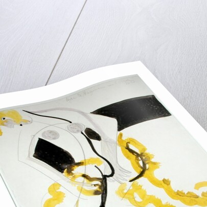 Dancer with a Yellow Shawl by Ernst Ludwig Kirchner