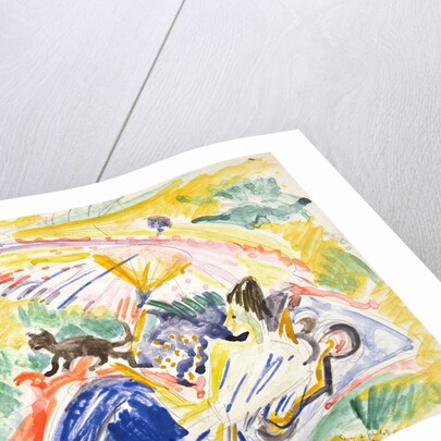 Sunbathing, 1919 by Ernst Ludwig Kirchner