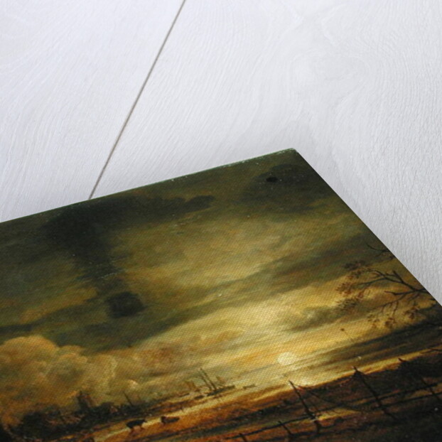 Canal at Moonrise by Aert van der Neer