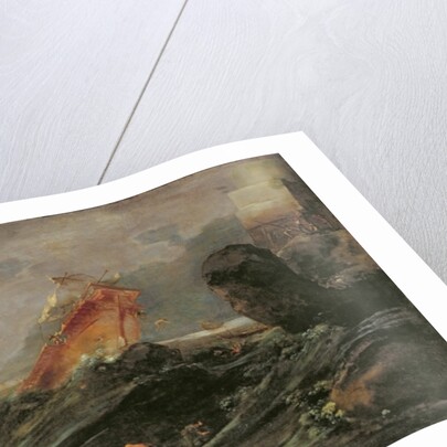 Shipwreck on a Rocky Shore, c.1645-50 by Leonard Bramer