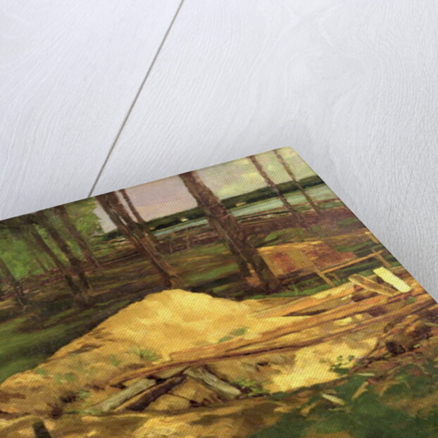 Sawdust Pit, 1876 by Carl Schuch