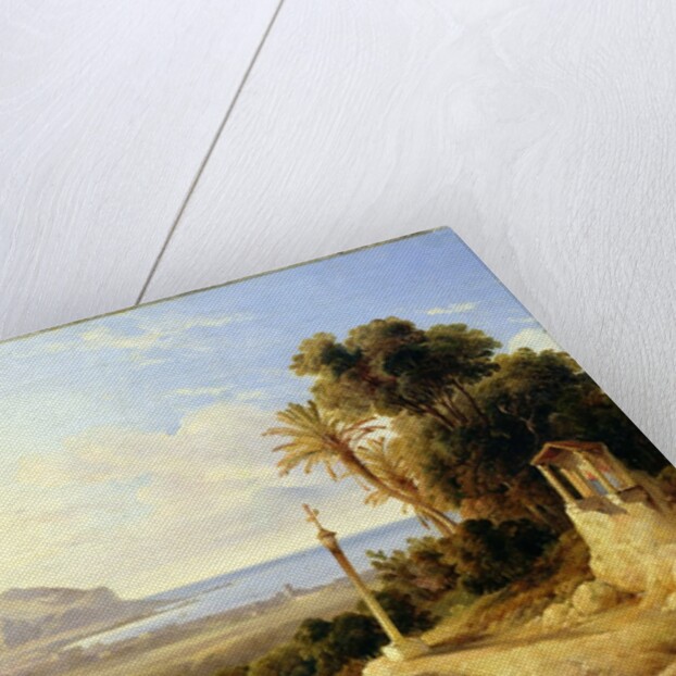 View of Palermo, 1840 by Consalvo Carelli