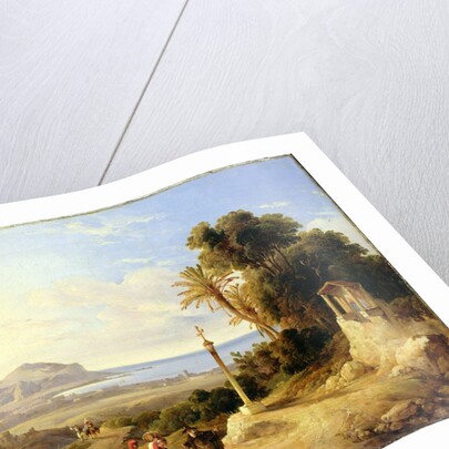 View of Palermo, 1840 by Consalvo Carelli