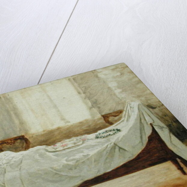 Deathbed, 1886 by Carl Ludwig Jessen