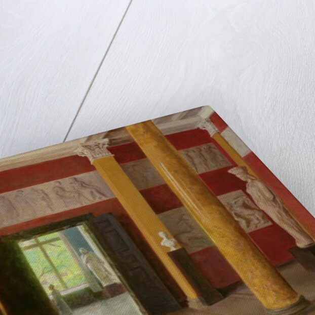 The Hall of Columns in the old part of the Hamburg Kunsthalle, 1928 by Julius August Friedrich Theodor von Ehren