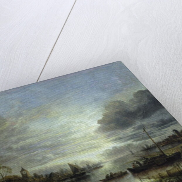 Landscape in Moonlight by Aert van der Neer