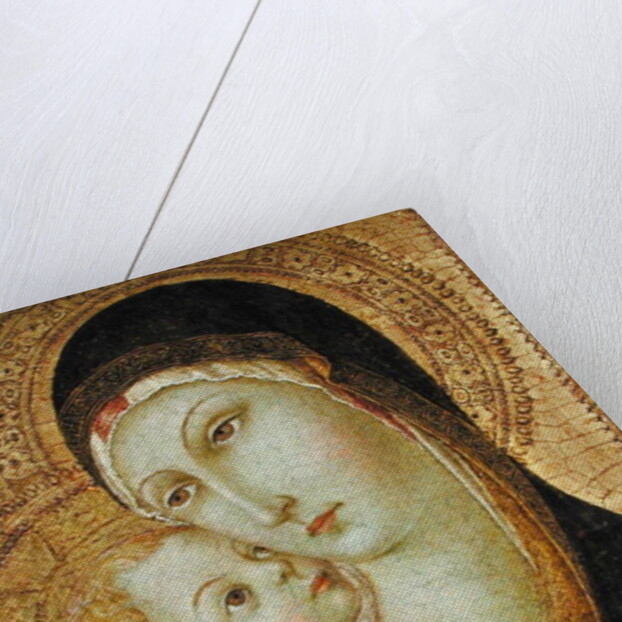 Madonna and Child by Sano di also Ansano di Pietro di Mencio Pietro