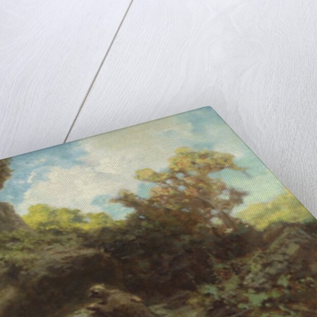 A Hermit in the Mountains by Carl Spitzweg