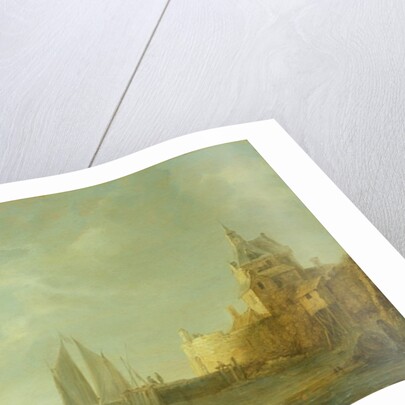 Outside Rotterdam by Simon Jacobsz. Vlieger