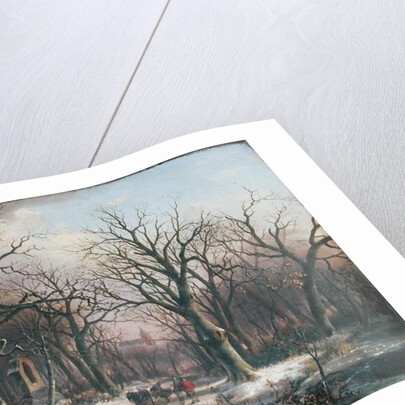 Winter Landscape by Everadus Benedictus Mirani