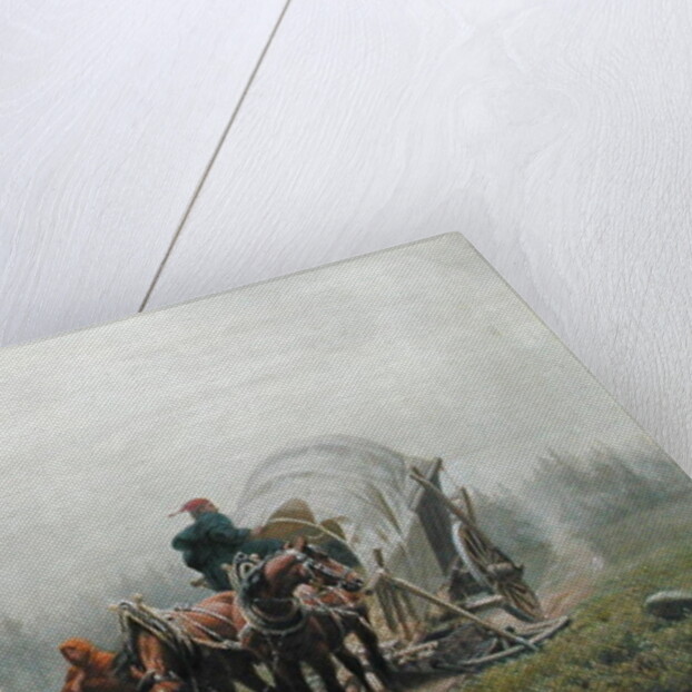 The Broken Freight Wagon, 1862 by Arthur Nikutowski