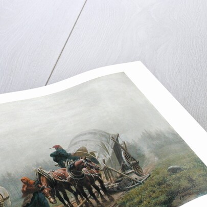 The Broken Freight Wagon, 1862 by Arthur Nikutowski