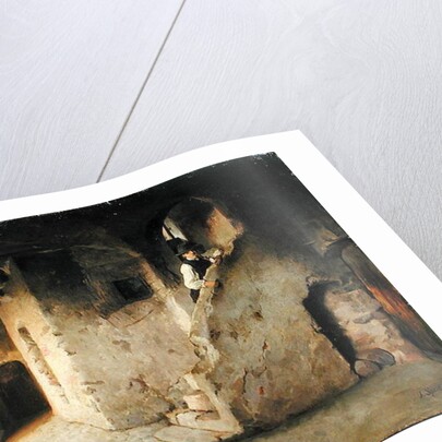 A Wine Cellar, c.1872 by Johann Sperl