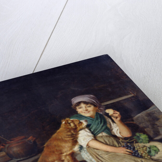 Girl with Dog by Federico Mazzotta