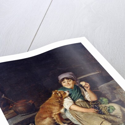 Girl with Dog by Federico Mazzotta