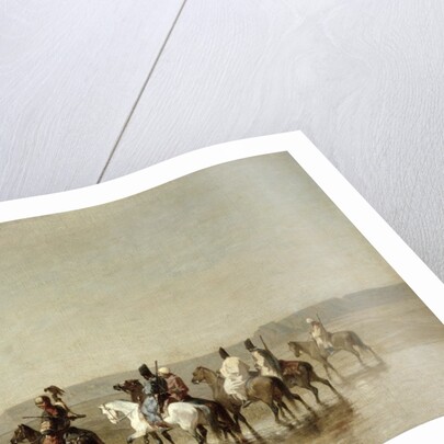 A Falcon Hunt, 1862 by Alberto Pasini