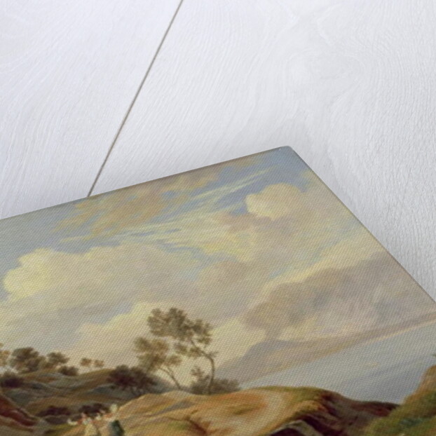 Landscape in Italy by Carl Wilhelm Goetzloff