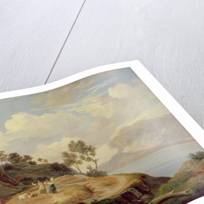 Landscape in Italy by Carl Wilhelm Goetzloff