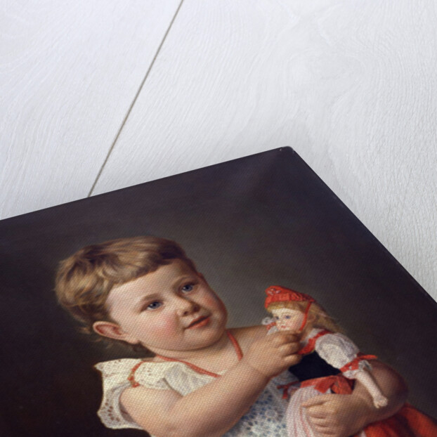 The Artist's Granddaughter, Olga Graupenstein, 1888 by Friederich Wilhelm Graupenstein