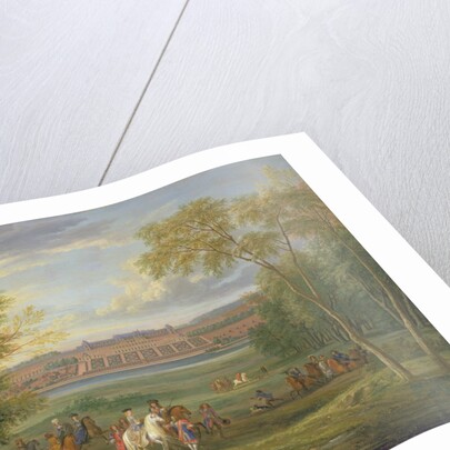 The Chateau of Saint Germain by Adam Frans van der Meulen