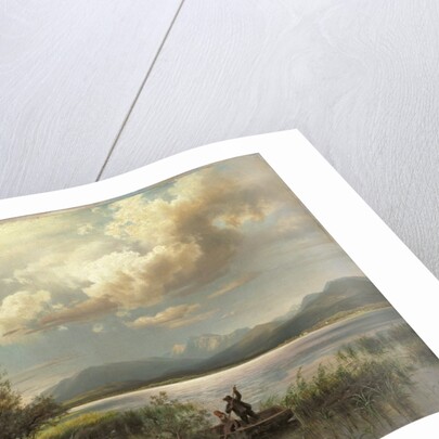 Bayern Landscape, 1856 by Augustus Wilhelm Leu