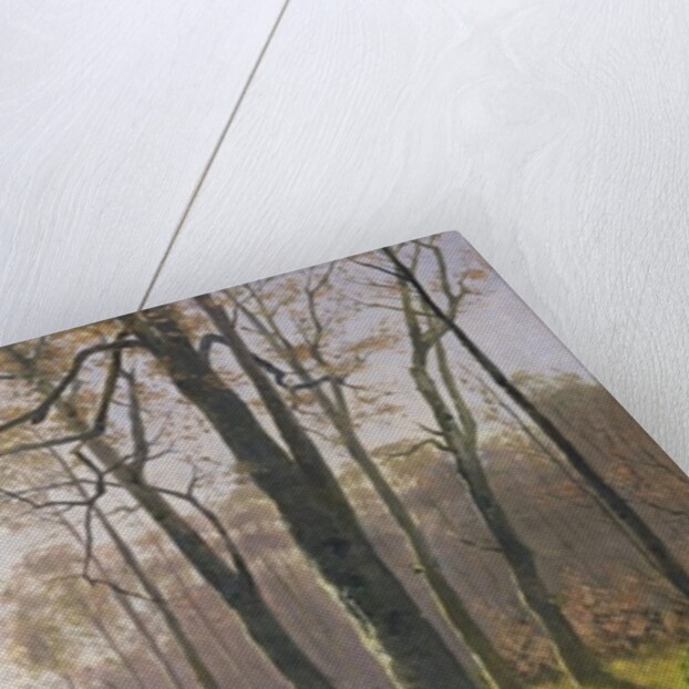 A Clearing in an Autumnal Wood, 1890 by Max Kuchel