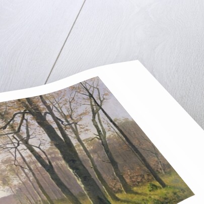 A Clearing in an Autumnal Wood, 1890 by Max Kuchel