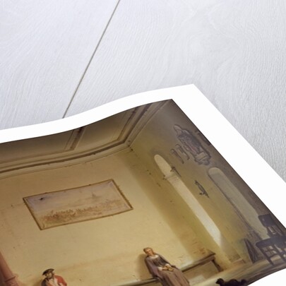 The Waiting Room, 1857 by Hermann Dyck