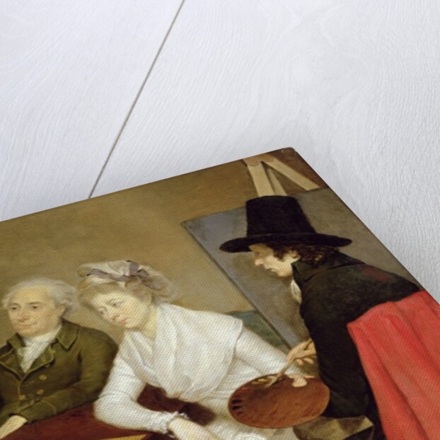 Self Portrait with Family by Georg Ludwig Eckhardt