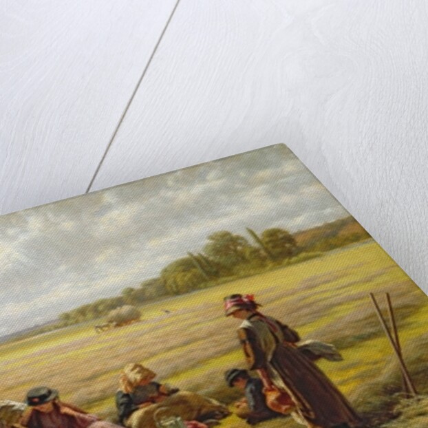 Harvesters resting in the Sun, Berkshire, 1865 by Walter Field
