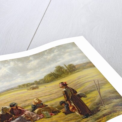 Harvesters resting in the Sun, Berkshire, 1865 by Walter Field