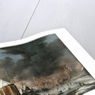 The Church of Nieukoop by Jan Abrahamsz. Beerstraten